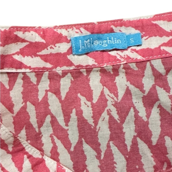 J McLAUGHLIN ~ Sandy Lawn 3/4 Sleeve Tunic TOP S - Picture 5 of 7